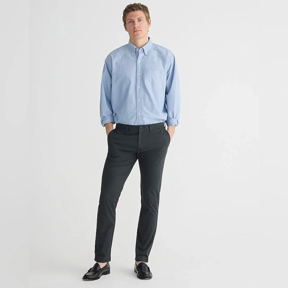 NWT J Crew 484 Slim-fit chino pant • size 36x32 •grey color
